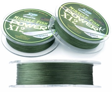 PLECIONKA OCTA BRAID POWER X12 GREEN 0,14mm 150m'
