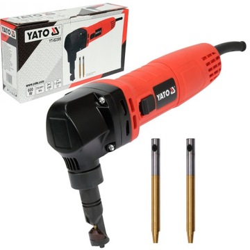 ЭЛЕКТРИЧЕСКИЕ НОЖНИЦЫ YATO ДЛЯ РЕЗКИ ГОФРИРОВАННОГО ЛИСТА