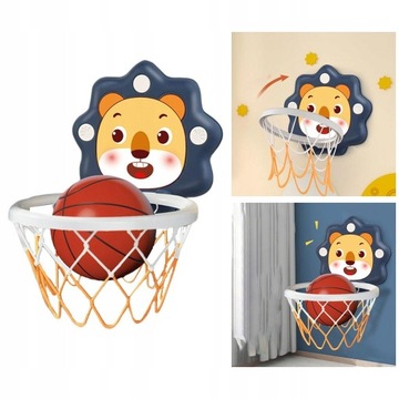 Мини-баскетбольное кольцо для настенного крепления.