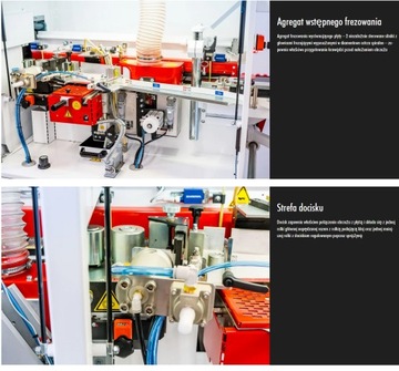 Кромкооблицовочный станок LANGE B85KF, новинки, скребок, 2016 г.