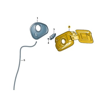 OE SEAT IBIZA KLAPKA WLEW PALIWA 6F0809905J