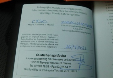 Mazda CX-30 2.0 Skyactiv-G 122KM 2021 Mazda CX-30 z Gwarancja Bezwypadkowa 100 Full Opcja 2.0 Benzyna 122KM, zdjęcie 22