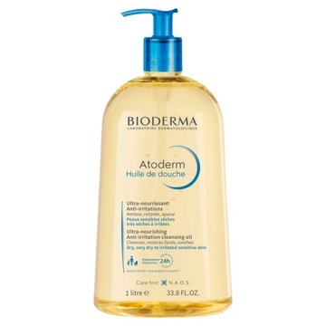 Bioderma Atoderm Huile Olejek nawilżający do kąpieli i pod prysznic 1000 ml