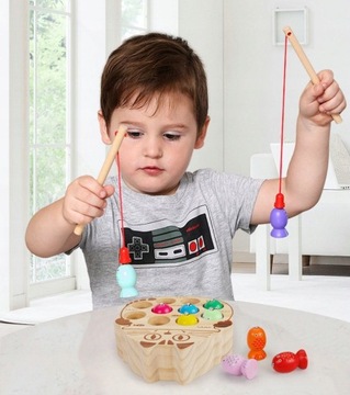 ОТЛИЧНАЯ ДЕРЕВЯННАЯ ИГРА, РЫБАЛКА КАК В СТАРЫЕ ВРЕМЕНА