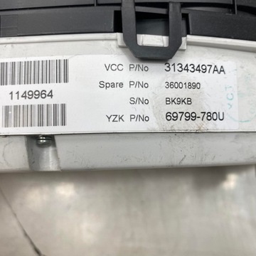 PŘÍSTROJOVÁ DESKA BUDÍKY R-DESIGN GB V70 III S80 I XC70