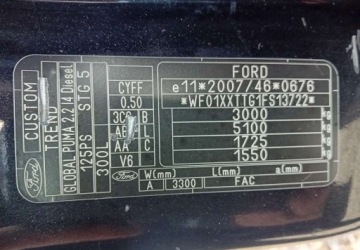 Ford Transit Custom I 2.2 TDCi 125KM 2015 Ford Transit Custom Ford Transit Custom 2.2 Diesel 125KM, zdjęcie 27