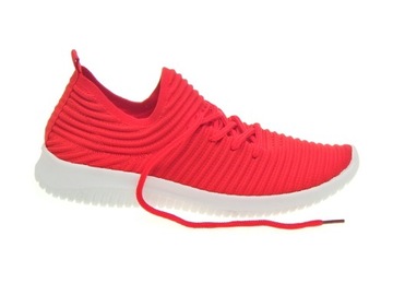 BUTY SPORTOWE SIATKA B10 Red r.37
