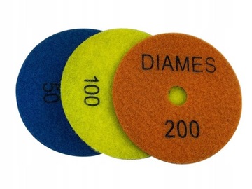 3 шт. СУХОЙ ПОЛИРОВАЛЬНЫЙ ДИСК ДЛЯ ЗЕЛЕНОГО ДИАМЕТРА 100 # 50 # 100 # 200 ШЛИФОВАЛЬНЫЙ ГЕЛЬ