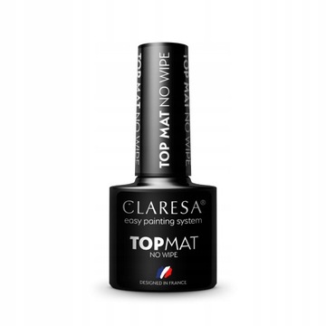 CLARESA TOP MAT NO WIPE MATOWY BEZ PRZEMYWANIA 5ml