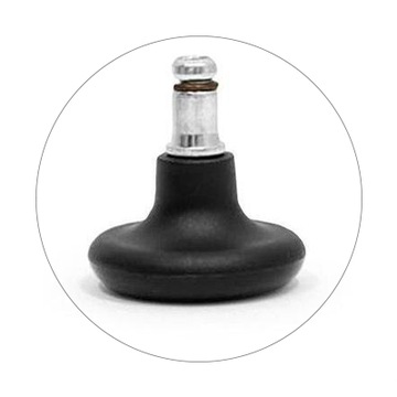 Stopki do foteli, 5 sztuk, fi 11mm od ręki