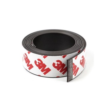 МАГНИТНАЯ ЛЕНТА с клеем 3М, САМОКЛЕЯЩАЯСЯ, РАЗМЕРЫ: 100см/25мм/2мм