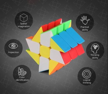 Moyu Meilong MoFangJiaoShi 3x3 Windmill Axis Fisher Magic Cube 3x3x3 Puzzle