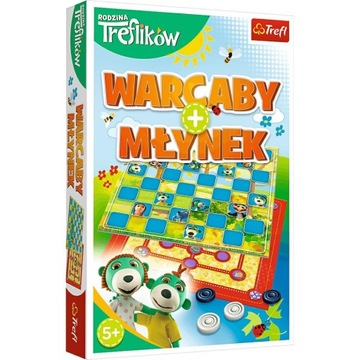 Trefl Rodzina Treflików Warcaby Młynek