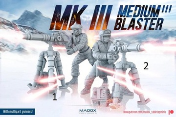 MK III Medium Blaster model pasuje do gry StarWars Legion 2