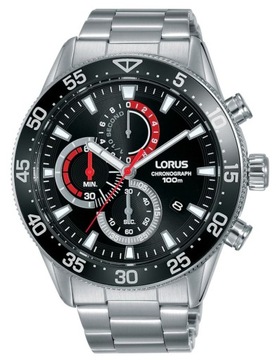 Chronograf Męski zegarek Lorus RM333FX9 + GRAWER