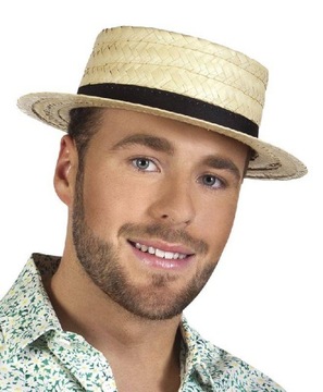 KAPELUSZ MĘSKI SŁOMKOWY GONDOLIER