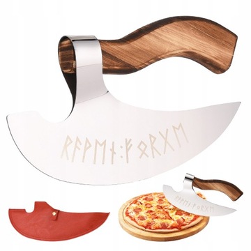 NÓŻ AXE DO KROJENIA PIZZY KRAJALNICA VINTAGE22CM