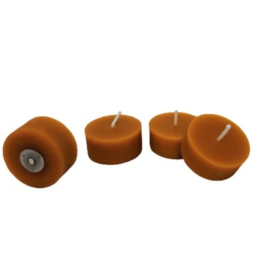 Tealight wkłady z wosku pszczelego 4 sztuki