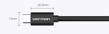 VENTION USB 3.1, 2 порта Type-C, быстрая зарядка QC, 3 А — 1,5 м