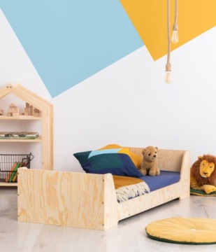 ДЕТСКАЯ ОДНОСПАЛЬНАЯ КРОВАТЬ - СОСНА = МОЛОДЫЕ ЛЮДИ