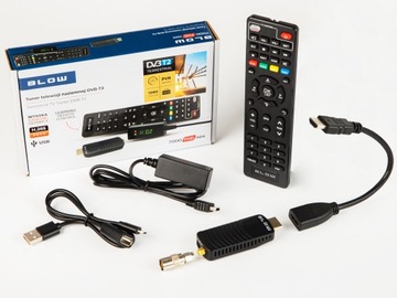 ДЕКОДЕР ТВ-ТЮНЕР DVB-T2 HEVC H.265 FULL HD МИНИ-ПУЛЬТ ДУ ДЛЯ СТАРШИХ КОМПЛЕКТОВ