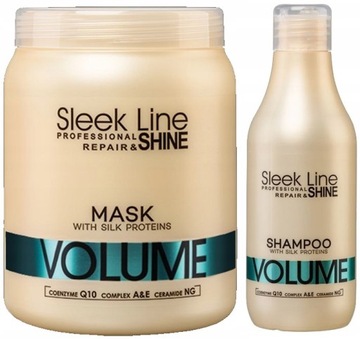 STAPiZ Maska SLEEK LINE VOLUME 1000ml i szampon