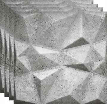 KASETON PANEL IMITACJA BETON ZACIERANY DIAMENT 43 |ZESTAW 1m2|