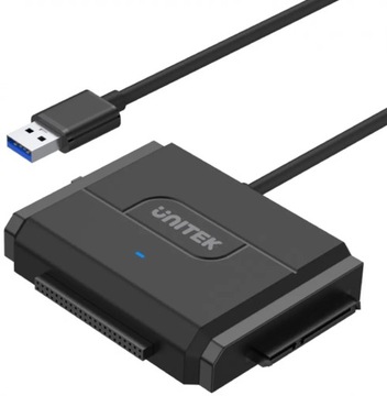 Adapter Unitek Y-3324 mostek USB 3.0 do SATA II i IDE 1.5m czarny