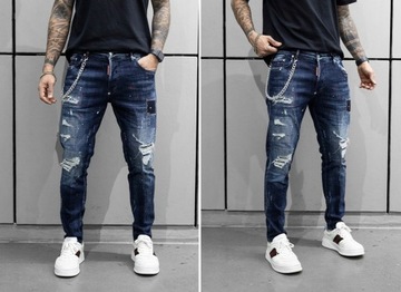 DSQUARED2 jeansy r. 46 Cool Guy Jean spodnie ICON D2 r. 32 dsq2 przetarcia