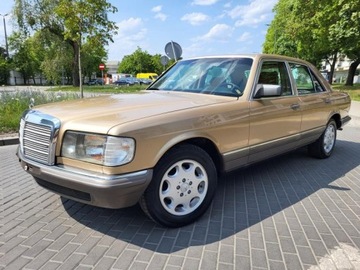 Mercedes Klasa S W126 Sedan 2.8 SE,SEL 185KM 1984 Mercedes w126 280SE, Odrestaurowany, Automat, Szyberdach, zdjęcie 2