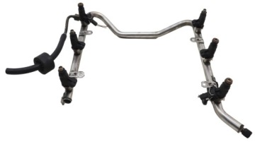 MERCEDES W210 E320 LISTWA WTRYSKOWA WTRYSKI KPL