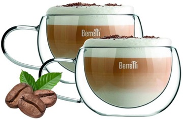 Szklanki termiczne 2 szt Podwójne ścianki 270 ml