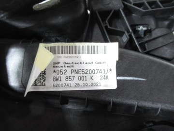 DESKA ROZDĚLOVAČE AUDI A5 8W A4 B9 KONZOLA ORIGINÁLNÍ 8W1857001K 24A