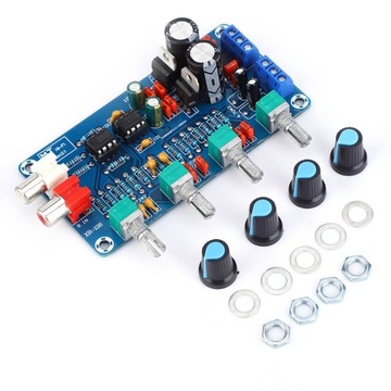 NE5532 Przedwzmacniacz stereo HIFI Tablica dźwiękowa Treble Mediant Bass