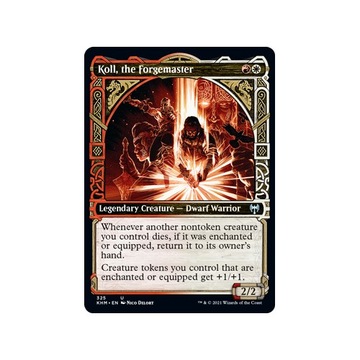 MTG 2x Koll, the Forgemaster *Showcase* (U)