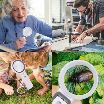 ЛЕГКАЯ ВЫСОКАЯ ЧЕТКОСТЬ ЧТЕНИЯ, УВЕЛИЧЕНИЕ В 10X 30X ДЛЯ ПОЖИЛЫХ КАРТ