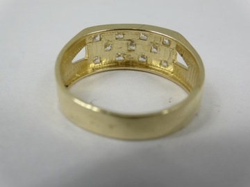 Złoty pierścionek 3,55g R.16 585 Lombard 66