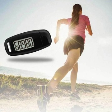 Подсветка 3D-шагомер Перезаряжаемый через USB 3D-датчик Трехосевой датчик Ежедневная цель Mon