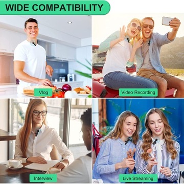 БЕСПРОВОДНОЙ 2X TIE PRO МИКРОФОН ДЛЯ IOS