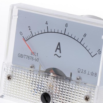 Амперметр Измеритель тока, А, 62 x 55 мм, 0–10 А