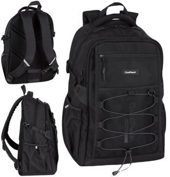 Plecak miejski na laptop Coolpack Trek czarny F121641