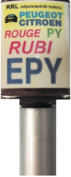 CITROEN PEUGEOT EPY PY ROUGE RUBI LAKIER SAMOCHODOWY ZAPRAWKA DO RYS 10 ML
