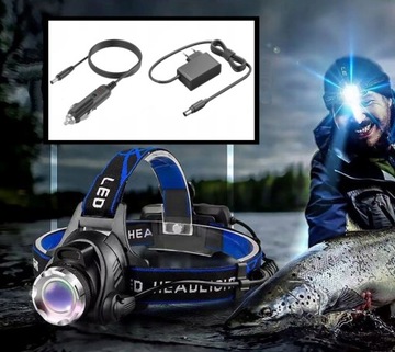 ФАРЫ СВЕТОДИОДНЫЕ ФАРЫ ФАР + АККУМУЛЯТОРЫ 3 РЕЖИМА СВЕТА 2 АККУМУЛЯТОРА