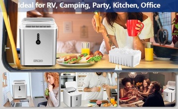 ВЫСОКОЭФФЕКТИВНАЯ ПОРТАТИВНАЯ МАШИНА ДЛЯ КУБИКОВ ЛЬДА