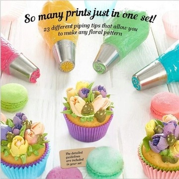 27 насадок для кондитерских изделий, адаптер для русского декоратора