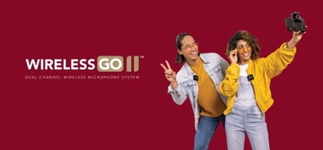Беспроводной комплект Rode Wireless GO II + держатель для репортера Interview Go