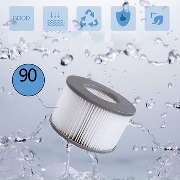 6 X FILTR DO BASENU JACUZZI WKŁADY FILTRUJĄCE MSpa