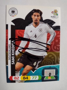 Karta panini autograf Niemcy Euro 2012 Sami Khedira