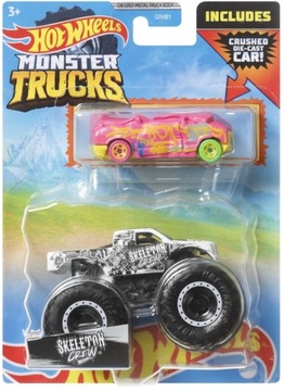 SKELETON + Autko Truck Hot Wheels Monster Trucks