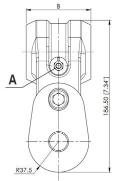 Разъем для ротатора Baltrotors BR1 80/20